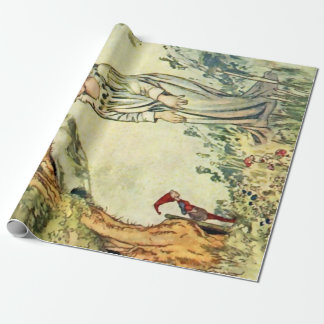 “The Secret Garden” Fairy Art by Charles Robinson Wrapping Paper