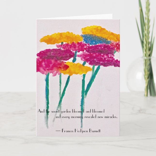 The Secret Garden Greeting Card 3 (Front)