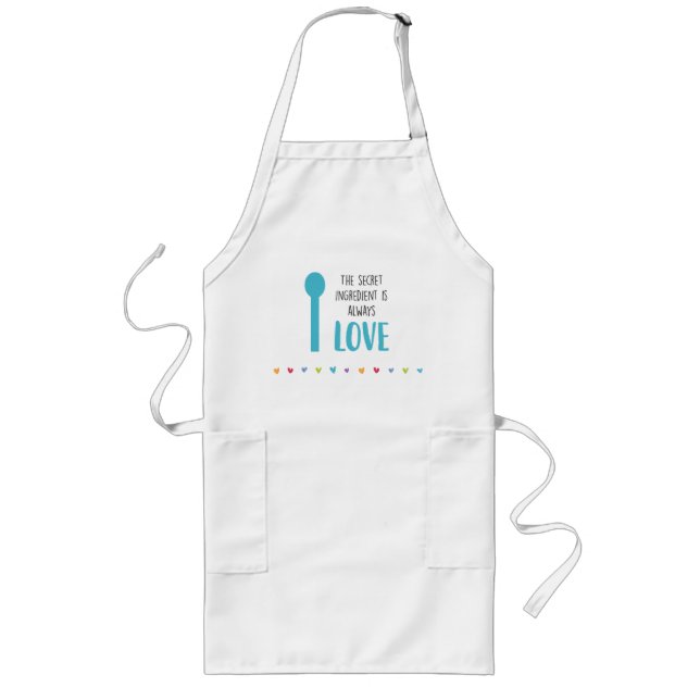 The secret ingredient is always LOVE - Apron (Front)