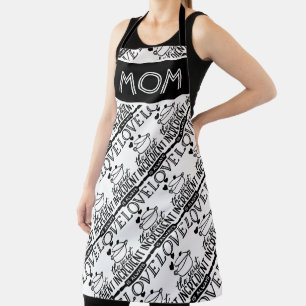 The secret ingredient is always love pattern apron