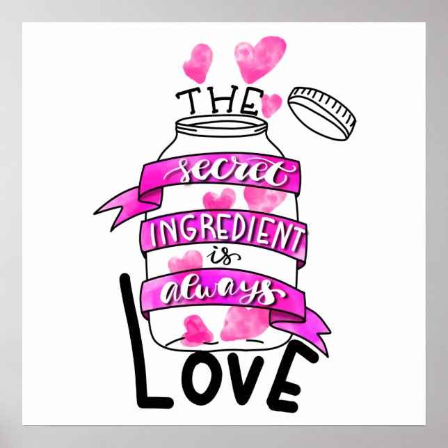 The secret ingredient is always love poster (Front)