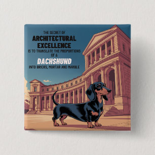 The Secret Of Architectural Excellence 15 Cm Square Badge