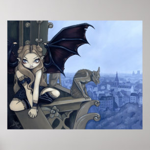 The Secret of Notre Dame gothic fairy Art Print