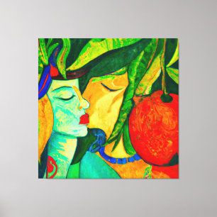 The secret of the Mangoes II painting Canvas Print