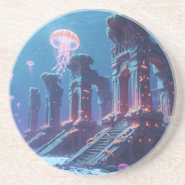 The Secret of the Underwater City Coaster (Front)