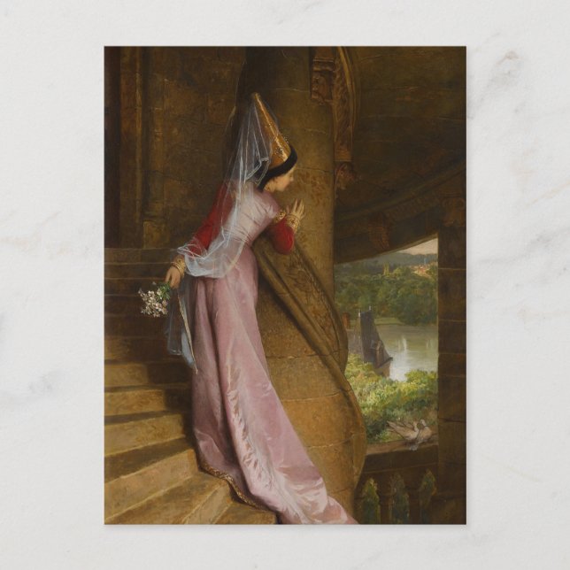 The Secret Rendezvous, by Pierre-Charles Comte Postcard (Front)