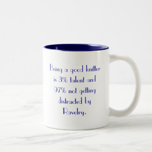 The secret to knitting success revealed Two-Tone coffee mug