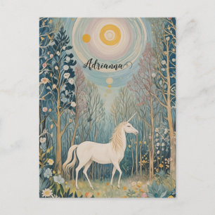 The Secret Unicorn of Whispering Woods Postcard