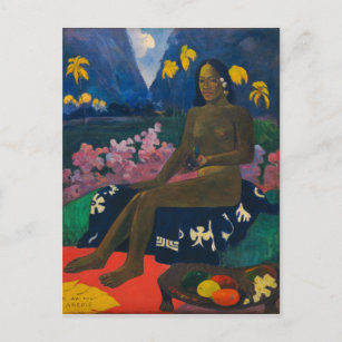 The Seed of the Areoi Fine Art Gauguin Postcard