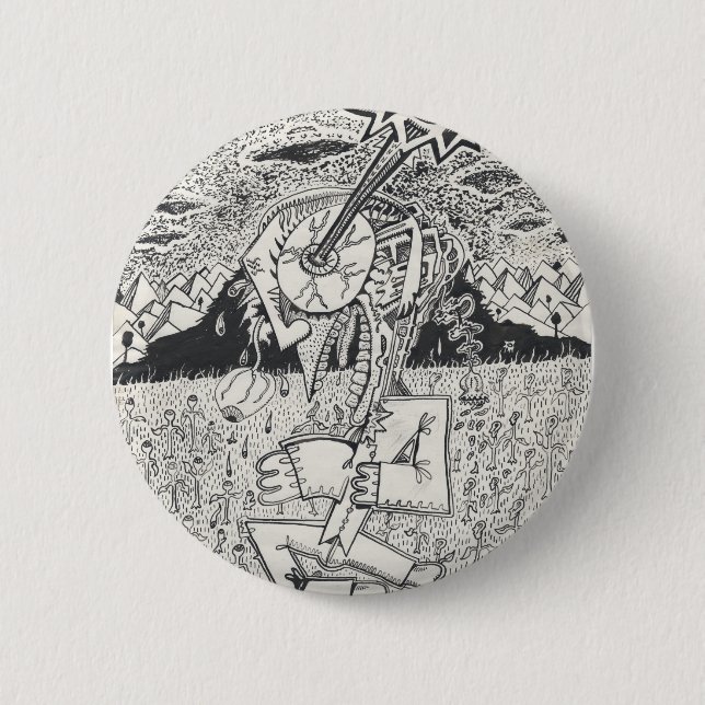 The_Seeding 6 Cm Round Badge (Front)