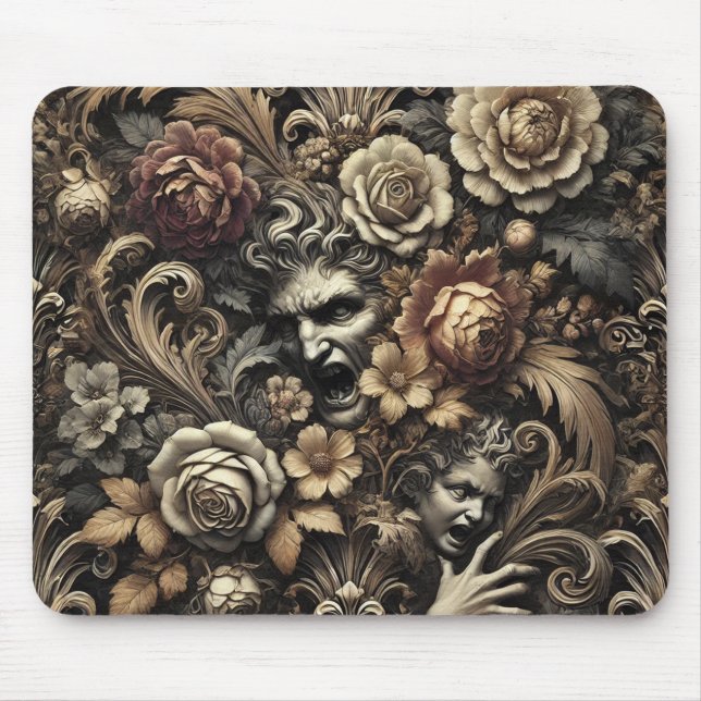 The Seeds We Sow – Gothic Victorian Mouse Pad (Front)