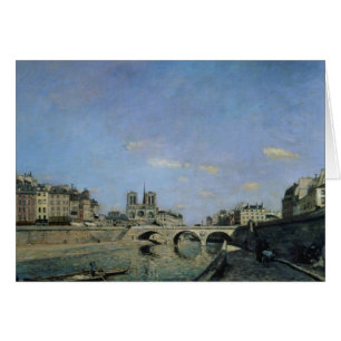 The Seine and Notre Dame in Paris, 1864