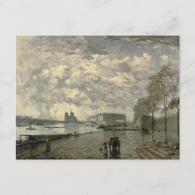 The Seine and Notre Dame Postcard (Front)