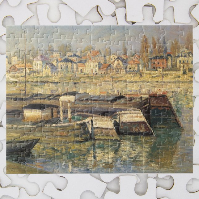 The Seine at Asnieres by Claude Monet Jigsaw Puzzle (Creator Uploaded)