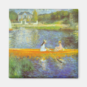 The Seine by Pierre Renoir Magnet