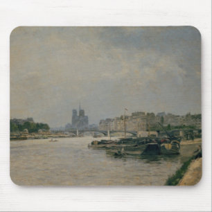 The Seine from the Quai de la Rapee Mouse Pad