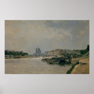 The Seine from the Quai de la Rapee Poster