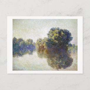 The Seine near Giverny Claude Monet Postcard