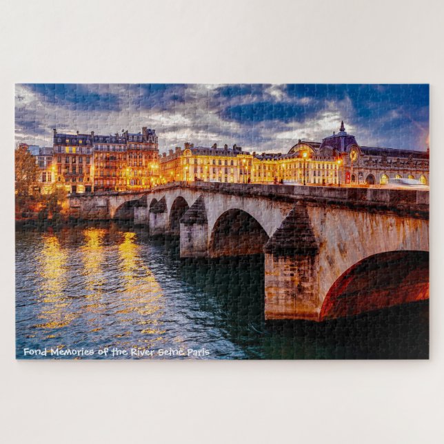 The Seine Paris. Jigsaw Puzzle (Horizontal)