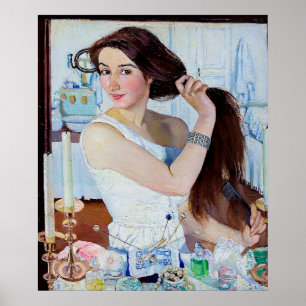 The self-portrait by Zinaida Serebriakova Poster