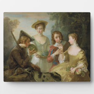 The Sense of Smell, c.1744-47 (oil on canvas) (see Plaque