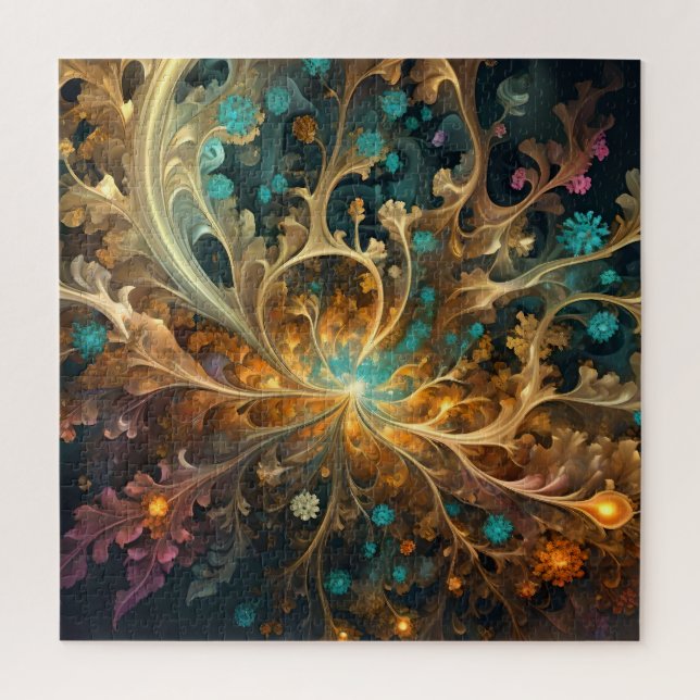 The Sense Of Smell Fractal Abstract Art, Jigsaw Puzzle (Vertical)