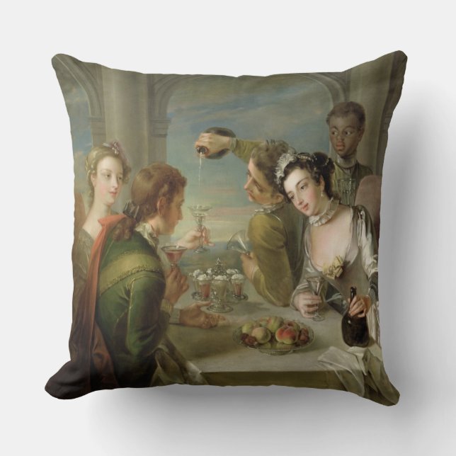 The Sense of Taste, c.1744-47 (oil on canvas) (see Cushion (Front)