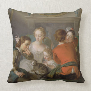 The Sense of Touch, c.1744-47 (oil on canvas) (see Cushion