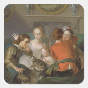 The Sense of Touch, c.1744-47 (oil on canvas) (see Square Sticker