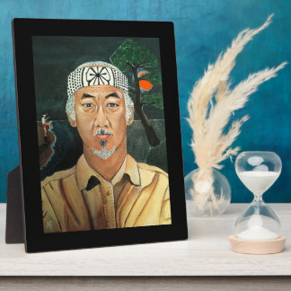 The Sensei Painting by Alfred Fox Plaque