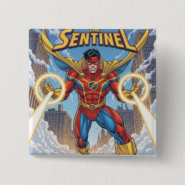 The Sentinel's 15 Cm Square Badge (Front)