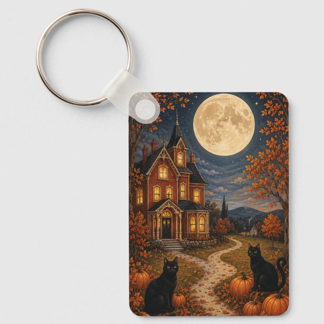 The Sentinels of Autumn Moon Key Ring (Front)