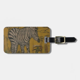 The Serengeti Spirit: Zebra Grazing in the Mara Luggage Tag