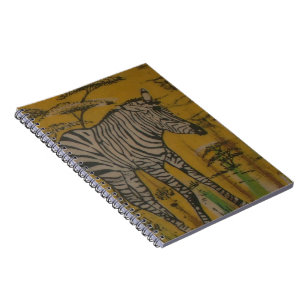 The Serengeti Spirit: Zebra Grazing in the Mara Notebook
