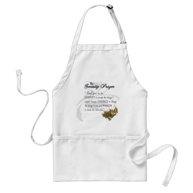 The Serenity Prayer Apron (Front)