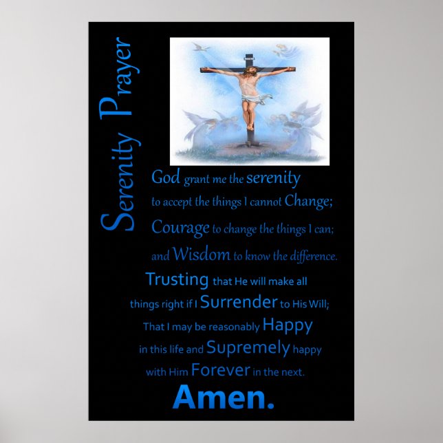 The Serenity Prayer B.C Poster (Front)