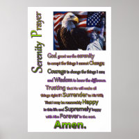 The Serenity Prayer Eagle Head
