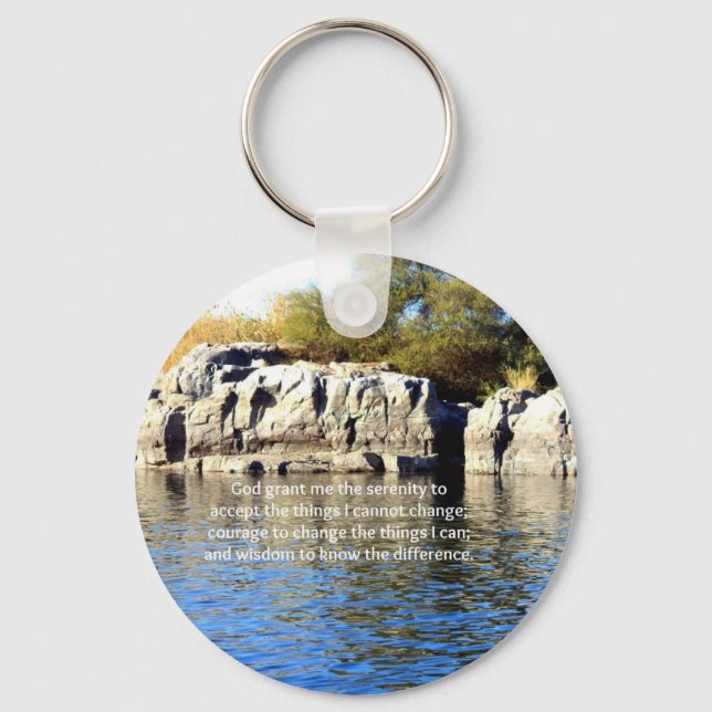 The Serenity Prayer Key Ring (Front)