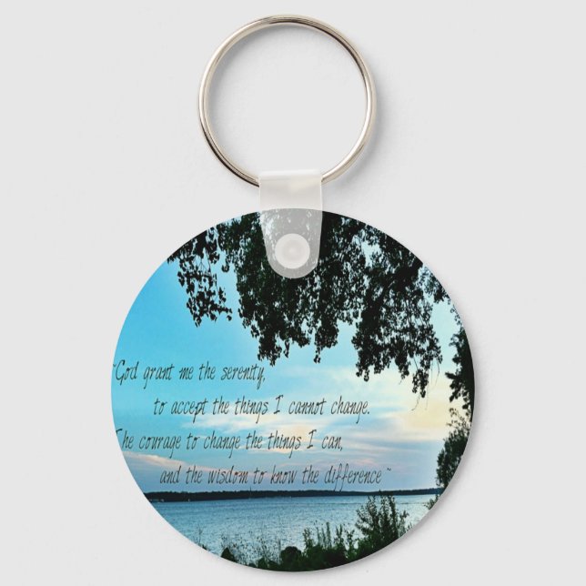 The Serenity Prayer Key Ring (Front)