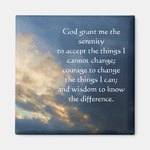 The Serenity Prayer Magnet