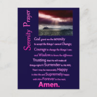 The Serenity Prayer Open Sea