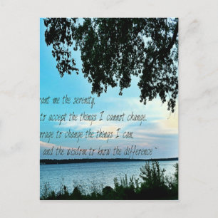 The Serenity Prayer Postcard