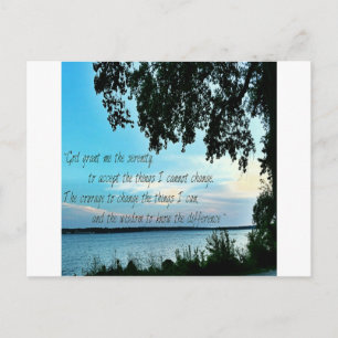 The Serenity Prayer Postcard