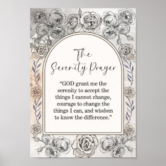 The Serenity Prayer Wall Art