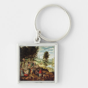 The Sermon of St. John the Baptist, c.1550 Key Ring