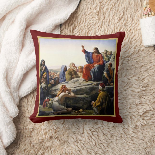 The Sermon on the Mount  Cushion (Blanket)