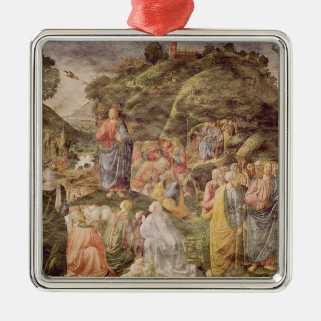 The Sermon on the Mount, from the Sistine Metal Tree Decoration (Front)