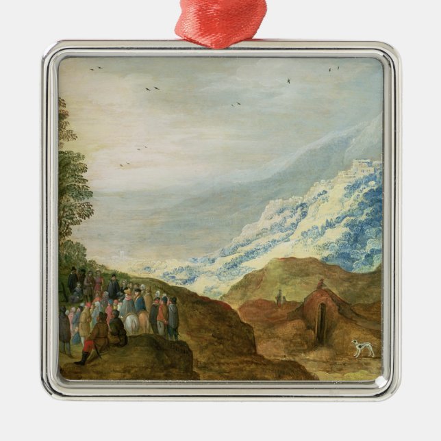The Sermon on the Mount Metal Tree Decoration (Front)