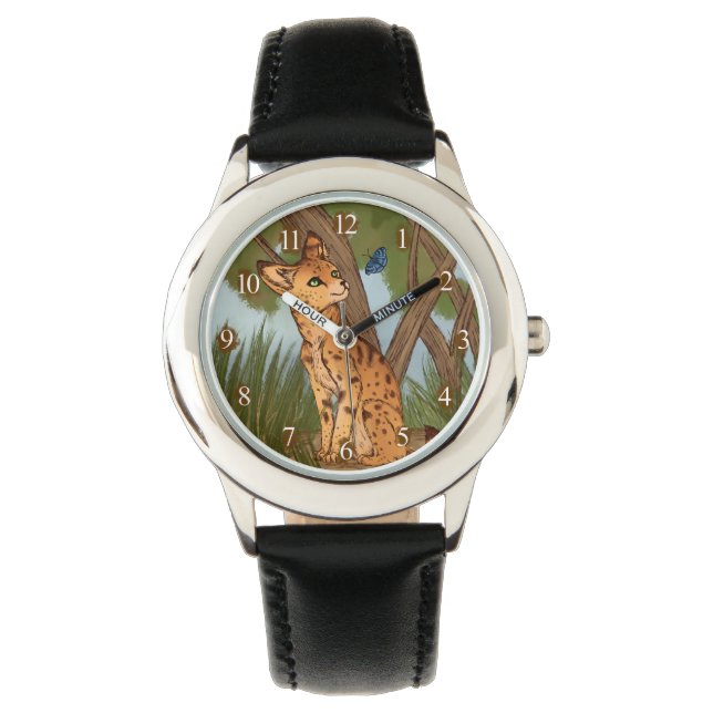 The Serval and the Butterfly Watch (Front)