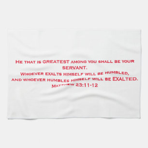 "The Servant's Towel"  ZTC June Sermon Series Tea Towel